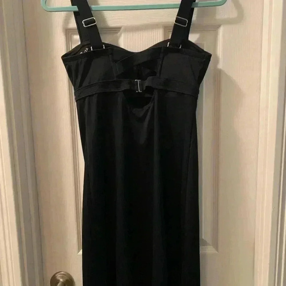 ATHLETA Pura Dress Black Strappy Fitted Cups Adjustable Straps - Picture 5 of 12